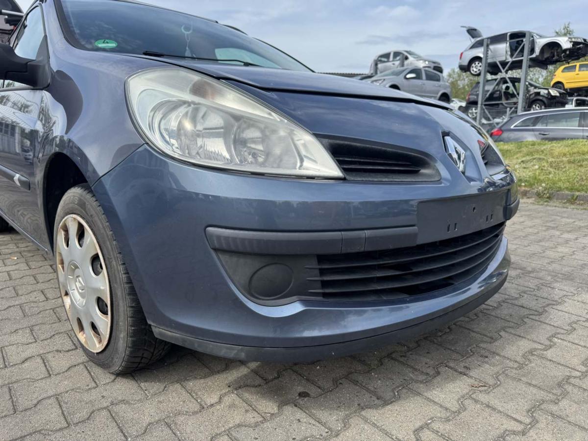 Renault Clio 3 Grandtour original Sto&szlig;stange Stossf&auml;nger vorn TEJ47 Bleu gris Bj.2009